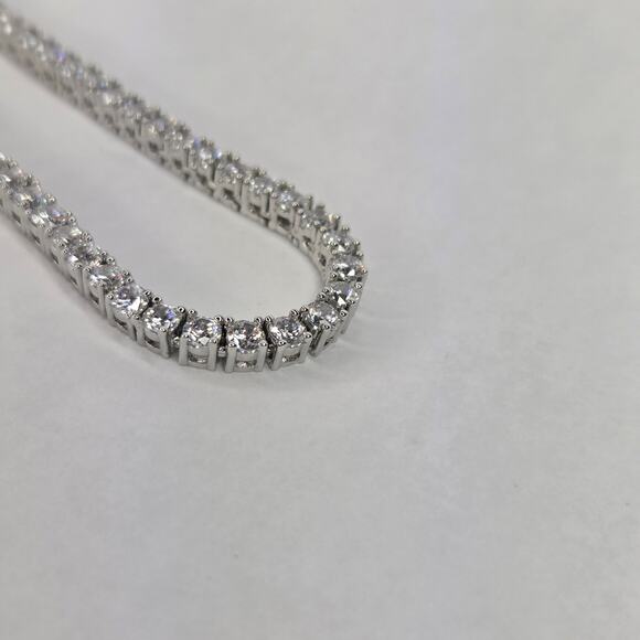 Marchesa Cubic Zirconia Tennis Collar Statement Necklace, 16" NEW - Picture 10 of 13